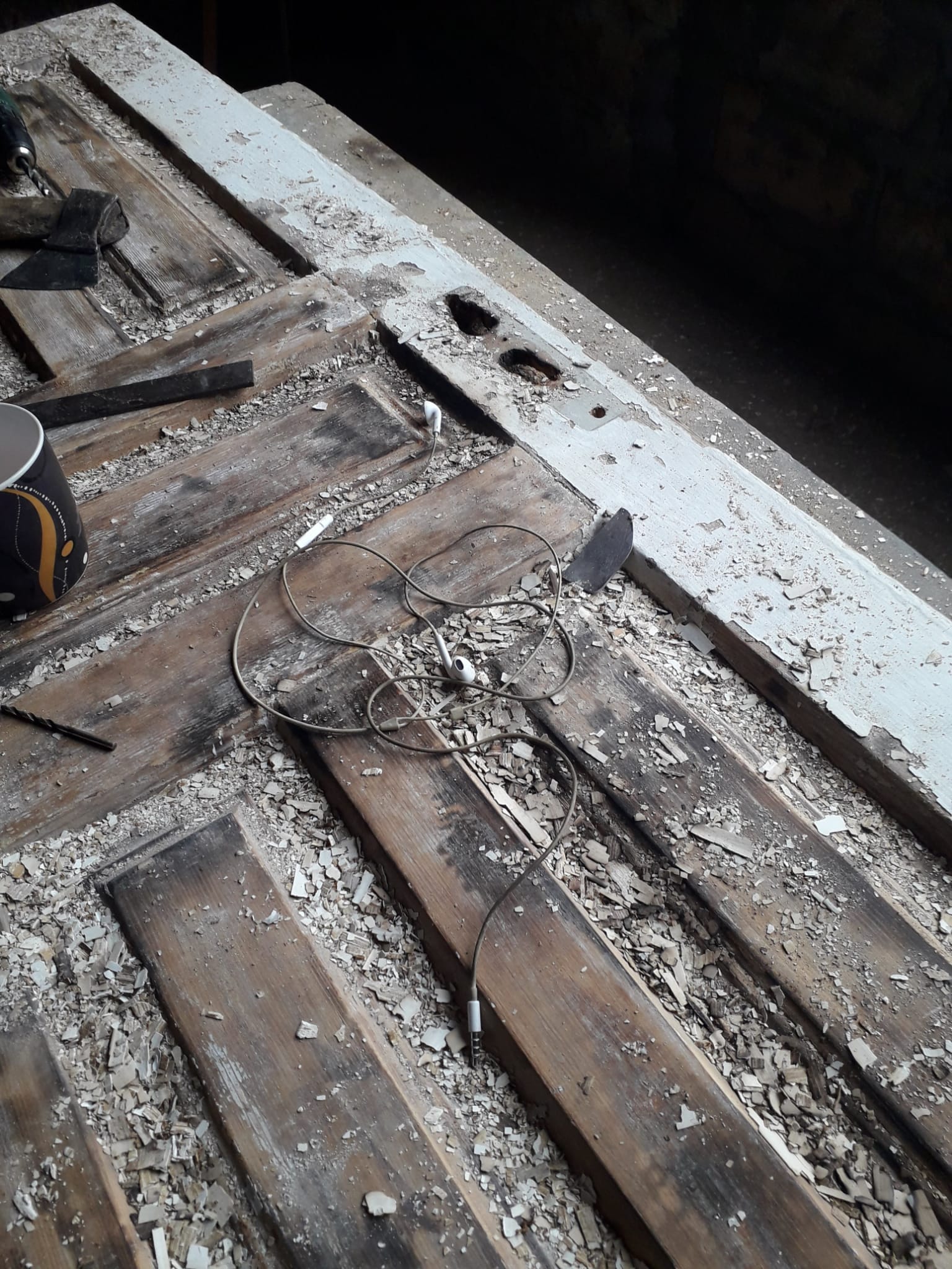 Panelled Door - Before