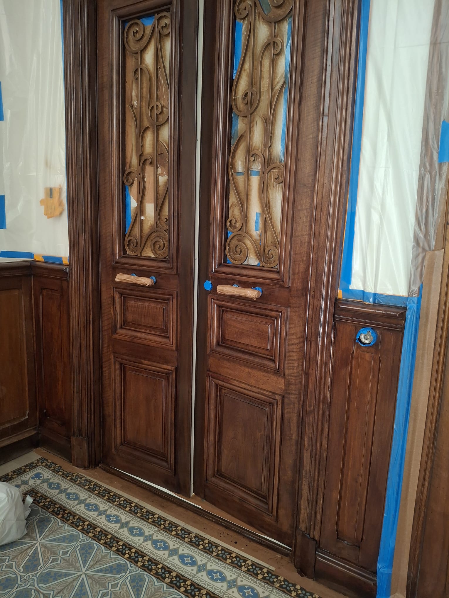 Ornate Doors - Before