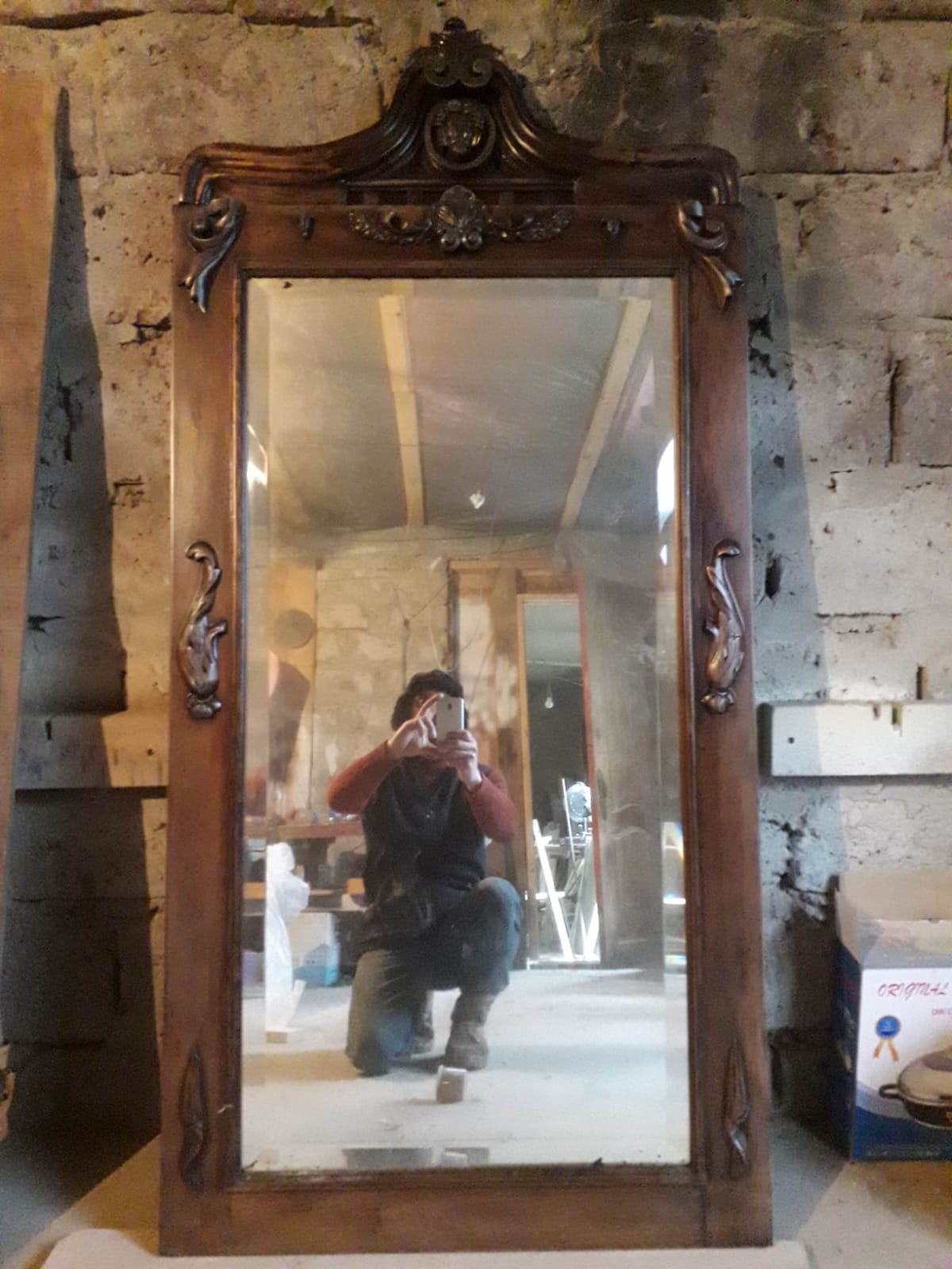 Carved Wall Mirror