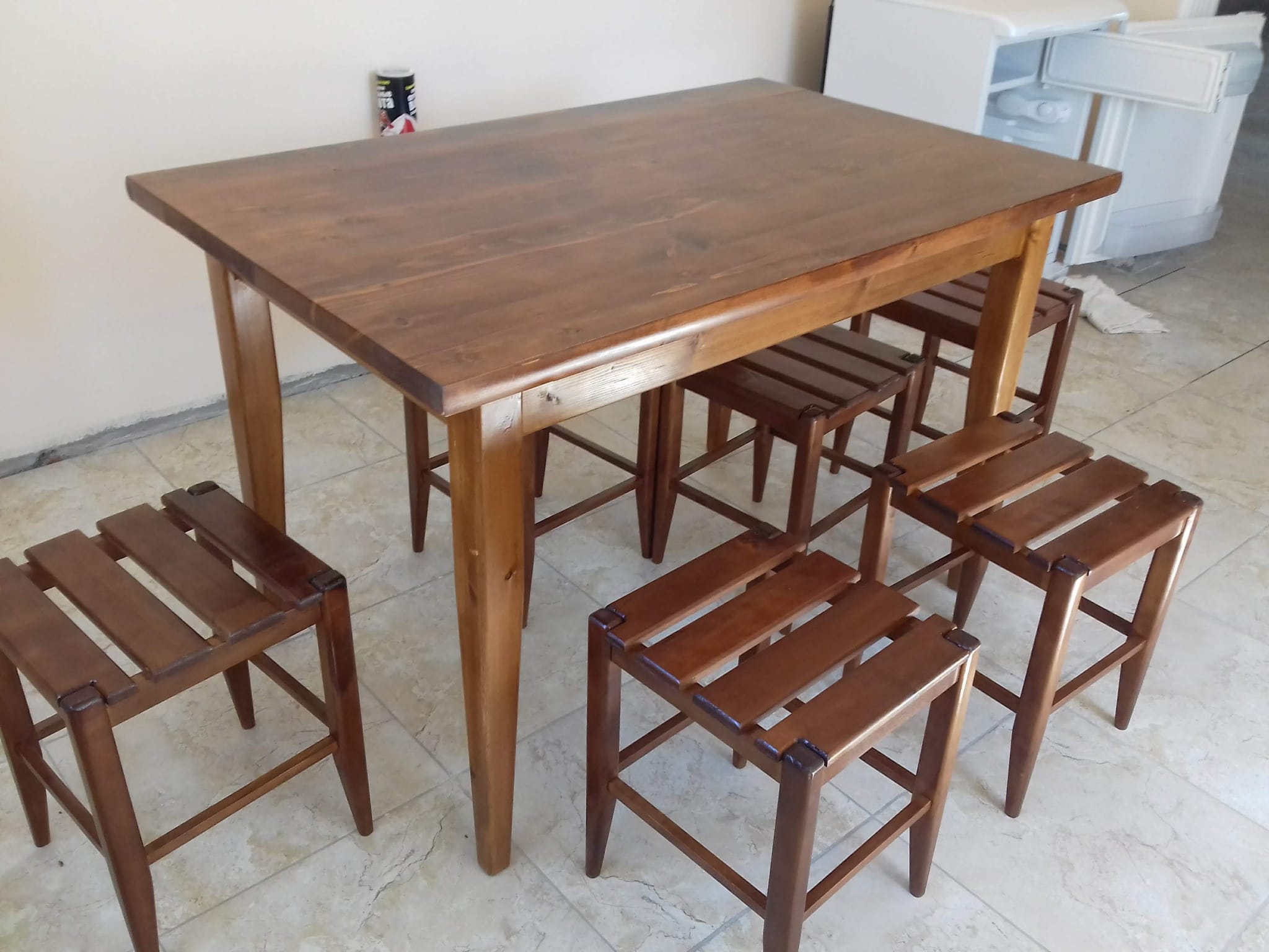 Dining Table And Stools